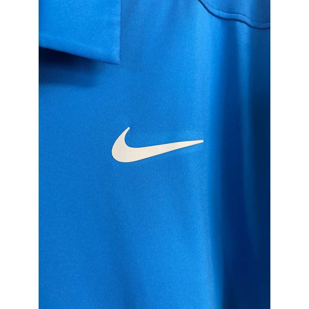 Nike Golf Dri-FIT Polo Shirt Mens XXL Blue Mickey Mouse Disney Stripe Performanc - Picture 2 of 6